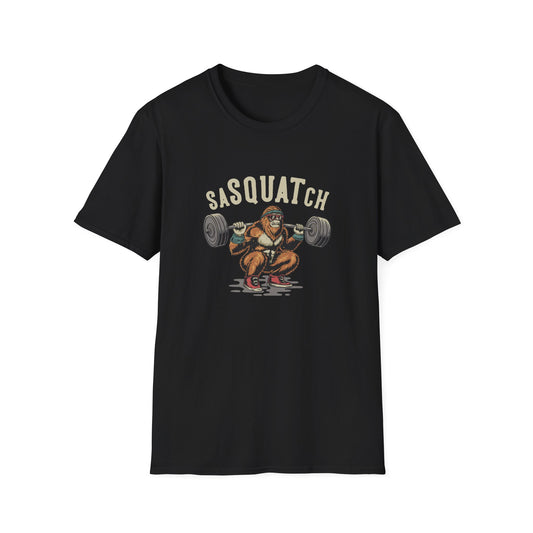 saSQUATch Gym Shirt Unisex Softstyle T-Shirt