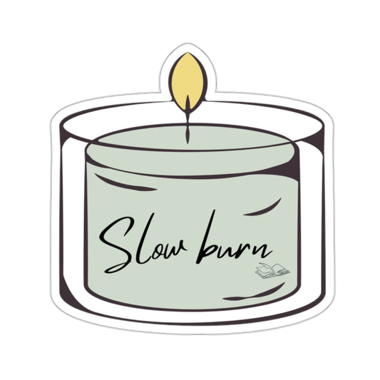 Slow Burn Candle Sticker