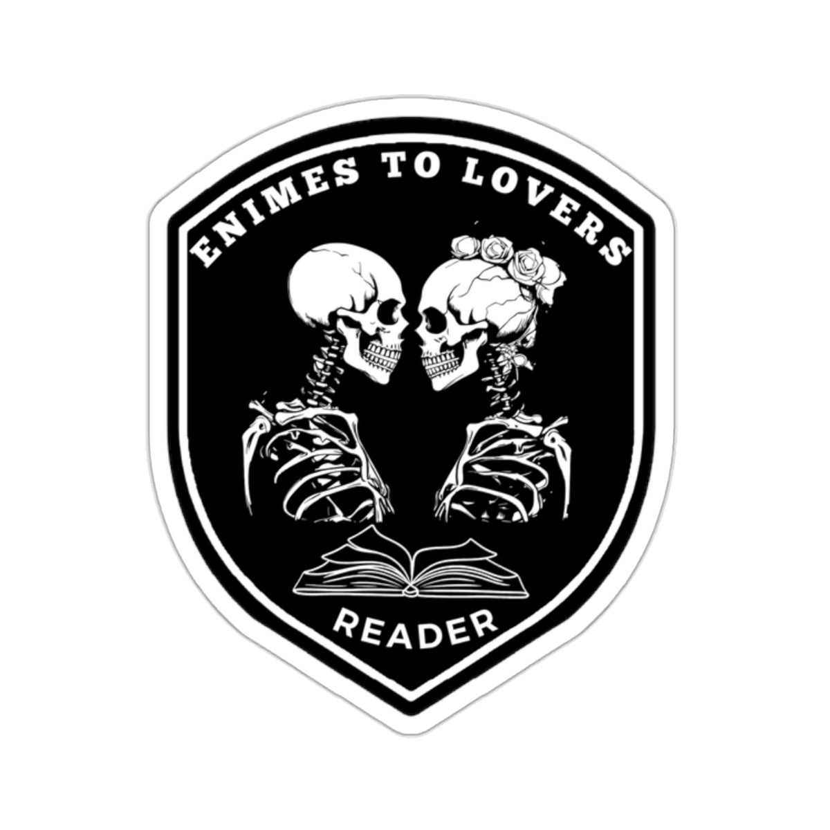 Enemies to Lovers Reader Badge Sticker