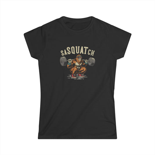 saSQUATch Gym Shirt Women's Softstyle Tee